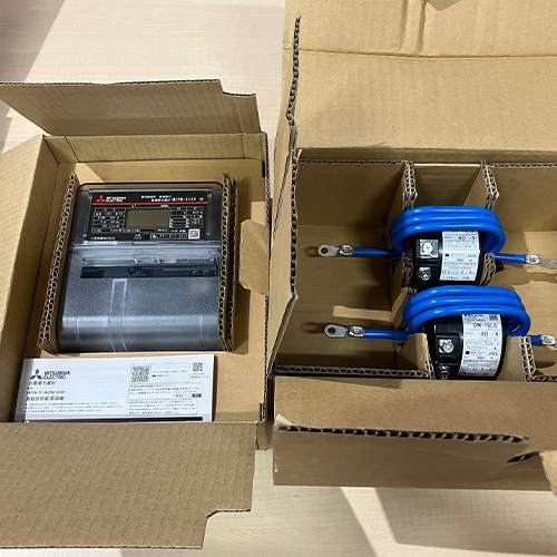 訳あり品】三菱電機製電力量計 M2PM-S34R 3P3W 200V 40/5A 60HZ CW