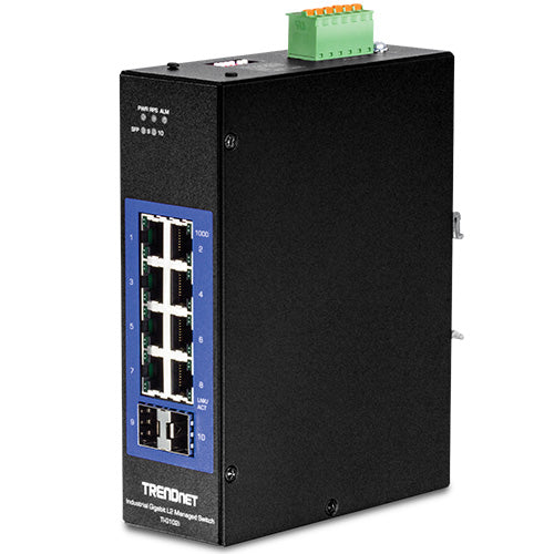 10ポート産業用ギガビットL2マネージドDINレールスイッチ TI-G102i