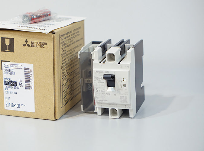 訳あり品】三菱電機製漏電遮断器(NV) NV30-FA 2P 5A AC100-200V 30MA