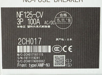 配線用遮断器(NF) <b>NF125-CV 3P 100A</b>