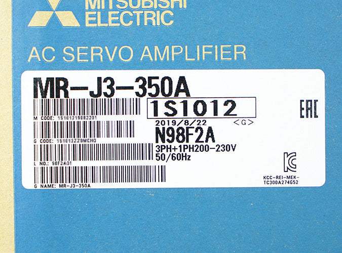 訳あり品】三菱電機製サーボアンプ MR-J3-350A | DIA-EC