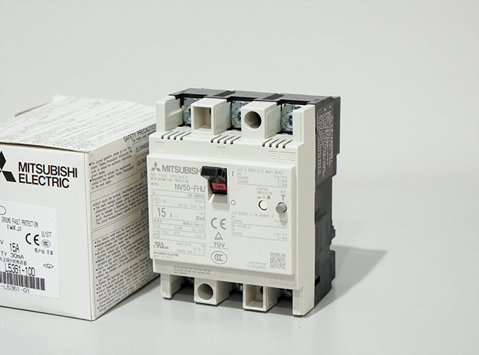 訳あり品】三菱電機製漏電遮断器(NV) NV50-FHU 3P AC100-240V 15A 30mA | DIA-EC