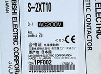 電磁接触器 <b>S-2XT10 AC200V 2a</b>