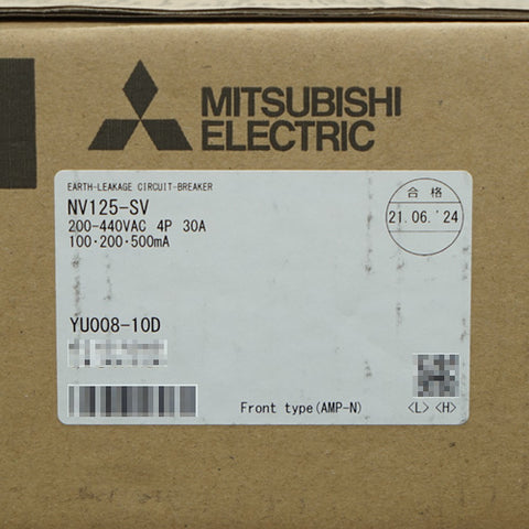 漏電遮断器(NV) <b>NV125-SV 4P 30A 200-440V 1.2.500MA</b>