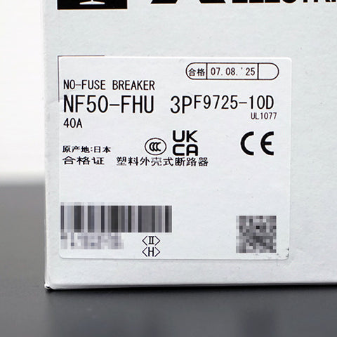 配線用遮断器(NF) <b>NF50-FHU 3P 40A</b>