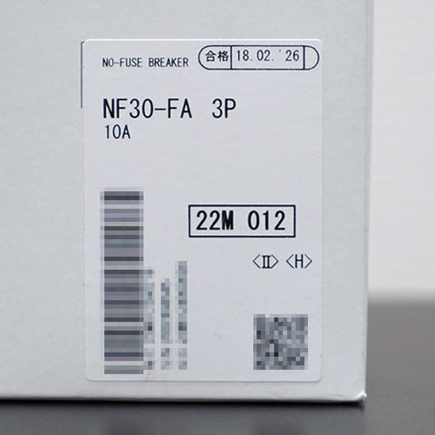 配線用遮断器(NF) <b>NF30-FA 3P 10A W</b>