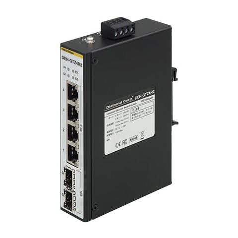 産業用イーサネット<br>スイッチングハブ<br>2.5ギガビット 4ポート<br><b>DEH-GTZ4R2</b>