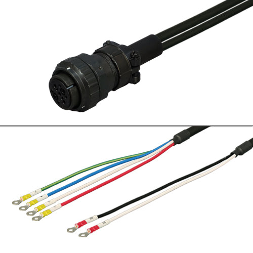 Panasonic対応A6シリーズブレーキ付モータケーブル<br><b>DSVPWPN-A3FUT-***-E</b>