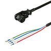三菱電機対応MR-J4,J3シリーズ電源ケーブル<br><b>DSVPWS4LL-20P-***-E</b>