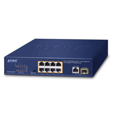 PoE+ファストイーサネットスイッチングハブ ギガ・SFPポート付<br><b>FGSD-1011HP</b>