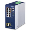 産業用PoE+マネージドギガビットイーサネットスイッチングハブ SFPポート付<br><b>IGS-4215-4P4T2S</b>