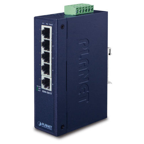 産業用ファストイーサネットスイッチングハブ<br><b>ISW-501T</b>