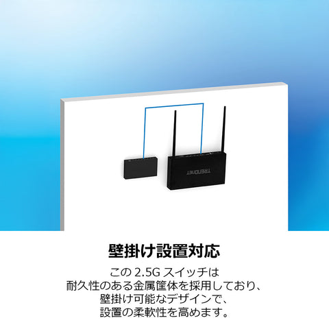 8ポート 2.5Gスイッチ<br><b>TEG-S381/A</b>