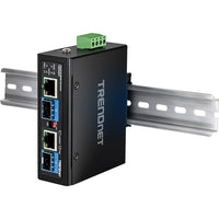 2ポート産業用SFP-ギガビットPoE++メディアコンバータ<br><b>TI-BF22SFP</b>