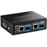 2ポート産業用SFP-ギガビットPoE++メディアコンバータ<br><b>TI-BF22SFP</b>
