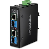 2ポート産業用SFP-ギガビットPoE++メディアコンバータ<br><b>TI-BF22SFP</b>