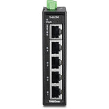 5ポート産業用ファストイーサネットDINレールミニスイッチ<br><b>TI-ELC50</b>