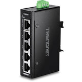 5ポート産業用ファストイーサネットDINレールミニスイッチ<br><b>TI-ELC50</b>