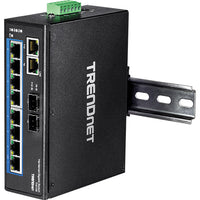 10ポート産業用ギガビット<br>DINレールスイッチ<br><b>TI-G102</b>