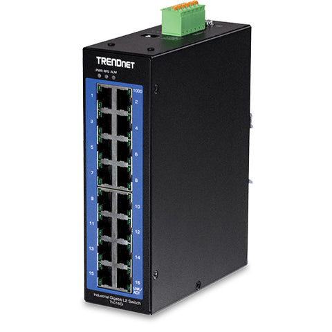 16ポート産業用ギガビットL2マネージドDINレールスイッチ<br><b>TI-G160i</b>