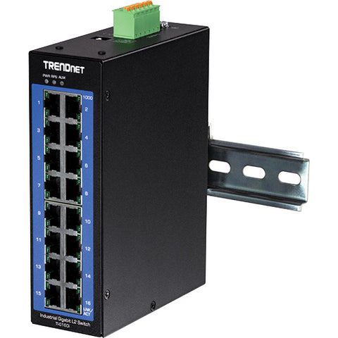 16ポート産業用ギガビットL2マネージドDINレールスイッチ<br><b>TI-G160i</b>