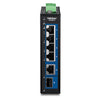 6ポート産業用2.5G DINレールスイッチ 1x10Gポート付<br><b>TI-G50611</b>