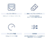5ポート産業用ギガビット<br>DINレールスイッチ<br><b>TI-G50</b>