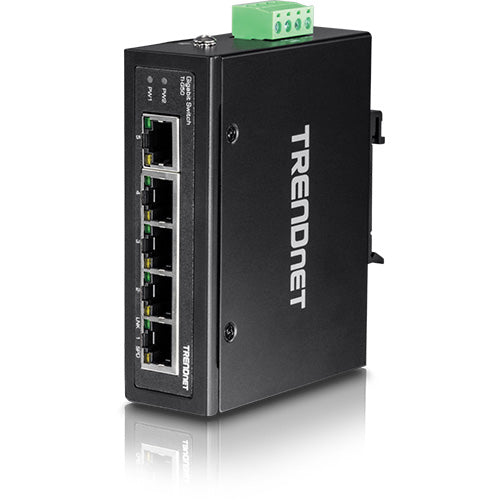 5ポート産業用ギガビット<br>DINレールスイッチ<br><b>TI-G50</b>