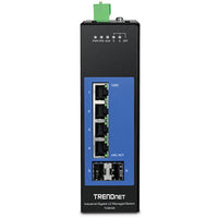 6ポート産業用ギガビット<br>L2マネージドDINレールスイッチ<br><b>TI-G642i</b>