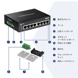 8ポート産業用ギガビット<br>DINレールスイッチ<br><b>TI-G80</b>