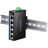5ポート産業用ギガビット<br>DINレールミニスイッチ<br><b>TI-GLC50</b>
