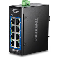 8ポート産業用ギガビット<br>DINレールミニスイッチ<br><b>TI-GLC80</b>
