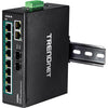 10ポート産業用ギガビットPoE+ DINレールスイッチ<br><b>TI-PG102</b>