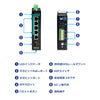 6ポート産業用ギガビットPoE+レイヤ2マネージドDINレールスイッチ<br><b>TI-PG541i</b>
