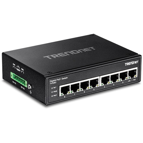 8ポート産業用ギガビットPoE+DINレールスイッチ<br><b>TI-PG80</b>