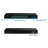 26ポート産業用ギガビット<br>L2マネージド<br>PoE+ラックマウントスイッチ<br><b>TI-RP262i</b>