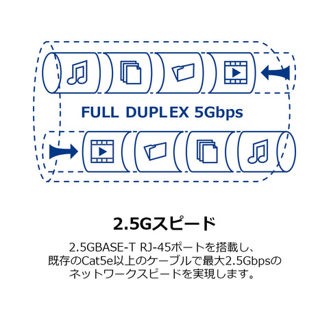 2.5G PoE+インジェクター<br><b>TPE-215GI(A)</b>