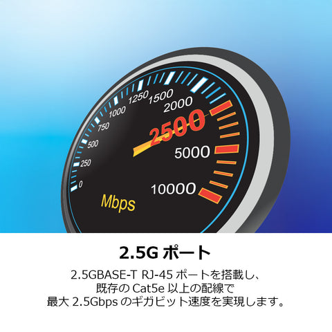 6ポート 2.5G GaN電源 PoE++スイッチ 10G SFP+ポート搭載（240W）<br><b>TPE-BG5062/A</b>