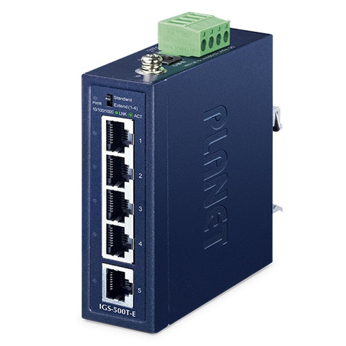 産業用ギガビットイーサネットスイッチ<br><b>IGS-500T-E</b>