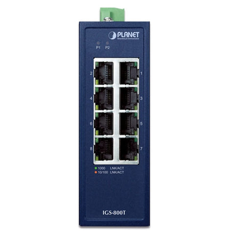 産業用ギガビットイーサネットスイッチ<br><b>IGS-800T</b>