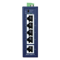コンパクト産業用5ポート10/100TXイーサネットスイッチ<br><b>ISW-500T-E</b>