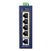 コンパクト産業用4ポート10/100TX 802.3at PoE +1ポート100/100TXイーサネットスイッチ<br><b>ISW-504PT-E</b>