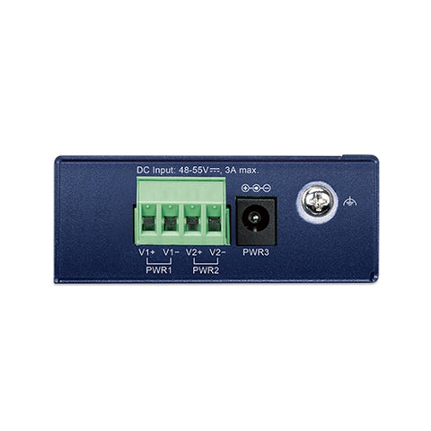 コンパクト産業用4ポート10/100TX 802.3at PoE +1ポート100/100TXイーサネットスイッチ<br><b>ISW-504PT-E</b>