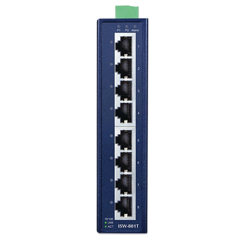 産業用ファストイーサネットスイッチングハブ<br><b>ISW-801T</b>