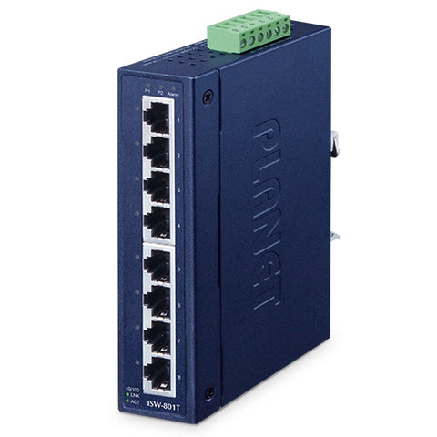 産業用ファストイーサネットスイッチングハブ<br><b>ISW-801T</b>