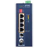産業用エクステンダー 4ポート10/100/1000T 802.3at PoE+からVDSL2<br><b>IVC-234GPT</b>