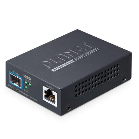 10GBASE-T 10GBASE-X SFP+メディアコンバータ<br><b>XT-715A</b>