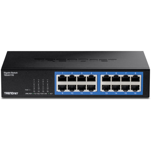 16ポート ギガビットデスクトップスイッチ<br><b>TEG-S17D/A</b>