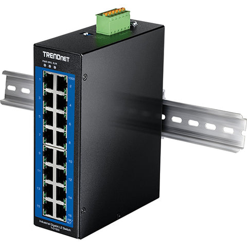 16ポート産業用ギガビットL2マネージドDINレールスイッチ<br><b>TI-G160i</b>