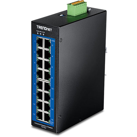 16ポート産業用ギガビットL2マネージドDINレールスイッチ<br><b>TI-G160i</b>